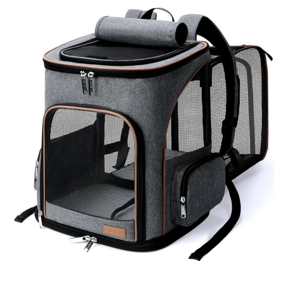 backpack expandable pet carrier